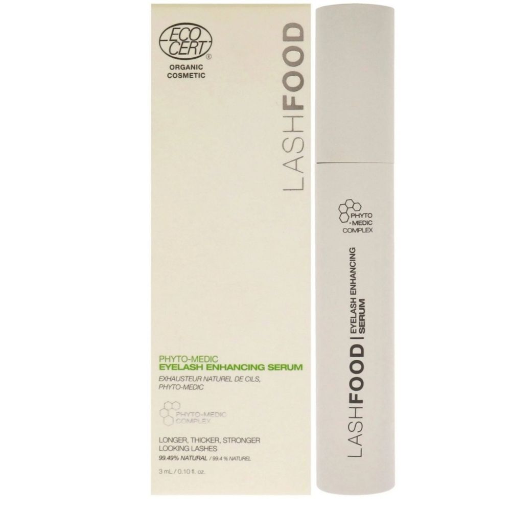 NEW Lashfood Organic Ecocert Cosmetic Eyelash Enhancing Serum 3mL 0.10fl oz